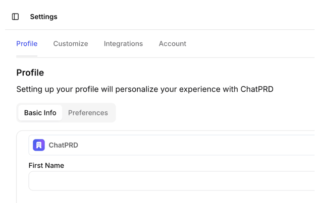 Docs | ChatPRD