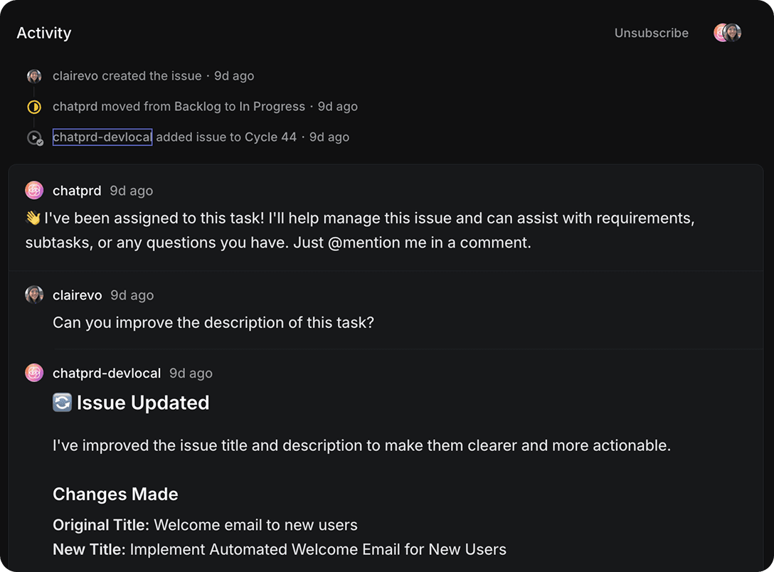 Product screenshot