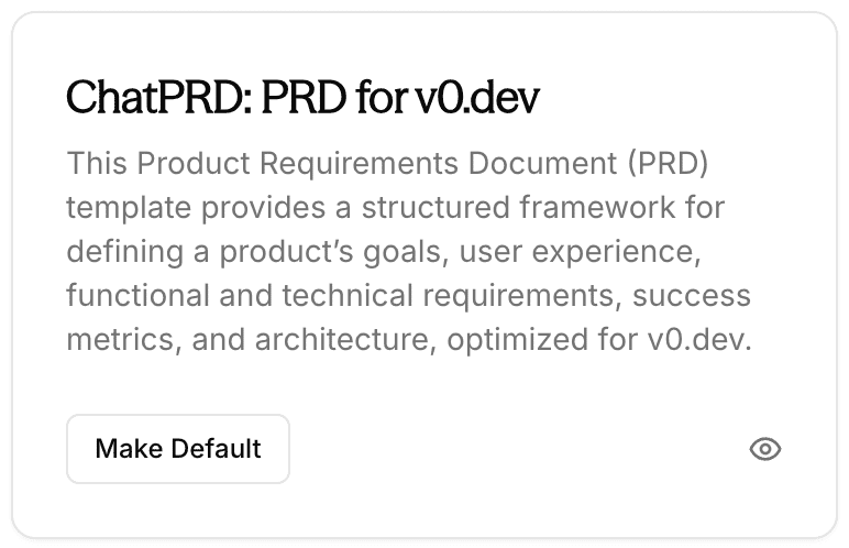 💕 What's New: Create a prototype directly from your PRD 🤯