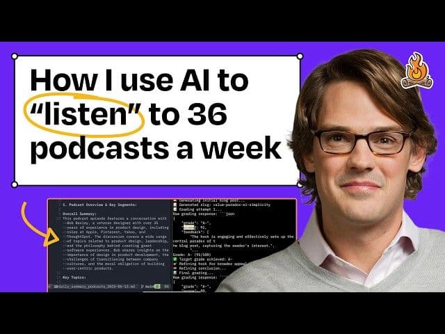 How I AI: How Tomasz Tunguz digests 36 weekly podcasts without spending 36 hours listening