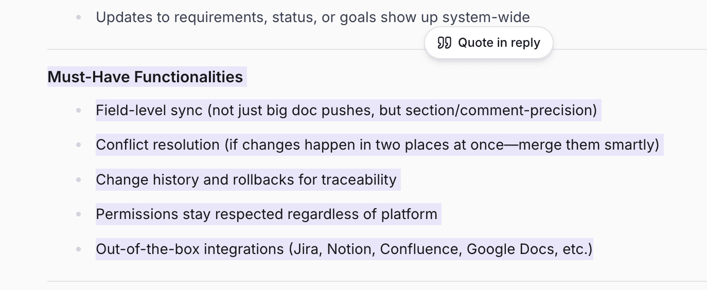 Quote in Reply — ChatPRD newsletter image