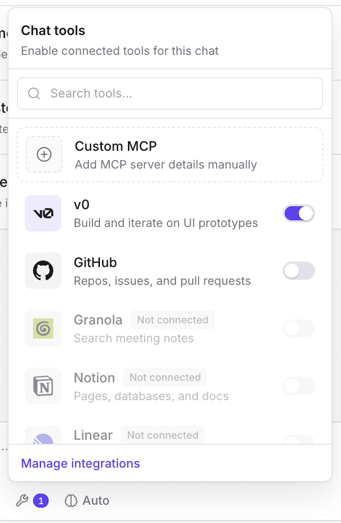v0 Canvas Is Back — ChatPRD newsletter image